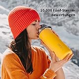 720°DGREE Edelstahl Trinkflasche “noLimit” in Gelb – 410ml - 4