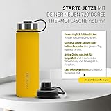 720°DGREE Edelstahl Trinkflasche “noLimit” in Gelb – 410ml - 6
