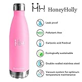 HoneyHolly Trinkflasche 500ml – Hell Pink - 5