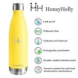 HoneyHolly Trinkflasche 650ml – Hellgelb - 2