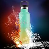 HoneyHolly Trinkflasche 500ml – ‎Blau Grün Gelb - 8