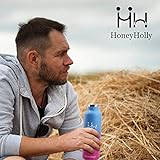 HoneyHolly Trinkflasche 750ml – ‎Blau Grün Gelb - 6