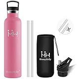 HoneyHolly Trinkflasche 1000ml – ‎Vitalität Pink - 4