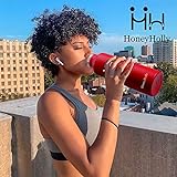 HoneyHolly Trinkflasche 1000ml – ‎Weinrot - 7