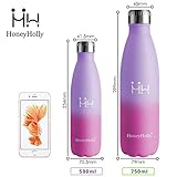 HoneyHolly Trinkflasche 750ml – ‎‎Helles Lila Rosenrot - 4