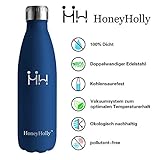 HoneyHolly Trinkflasche 650ml – ‎‎‎‎Navy Blau - 2