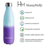 HoneyHolly Trinkflasche 650ml – ‎‎‎‎Smaragd Dunkles Lila - 2