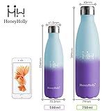 HoneyHolly Trinkflasche 650ml – ‎‎‎‎Smaragd Dunkles Lila - 4