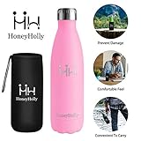 HoneyHolly Trinkflasche 650ml – ‎‎‎	‎Volles Hellrosa - 3