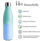 HoneyHolly Trinkflasche 500ml – ‎‎‎	‎Smaragd & Blau Lila - 2