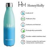 HoneyHolly Trinkflasche 500ml – Smaragd Himmelblau - 2