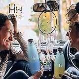 HoneyHolly Trinkflasche 500ml – ‎‎‎Smaragd & Hellgelb - 6