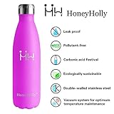 HoneyHolly Trinkflasche 500ml – ‎‎‎‎Volles Lila - 5