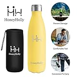 HoneyHolly Trinkflasche 750ml – ‎‎‎‎Volles Hellgelb - 3
