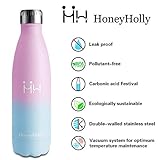 HoneyHolly Trinkflasche 350ml – Hellrosa Smaragd - 2