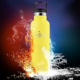 HoneyHolly Vakuum Isolierte Trinkflasche 350ml – ‎Hellgelb - 5