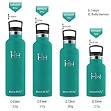 HoneyHolly Vakuum Isolierte Trinkflasche 500ml – ‎Türkis - 2