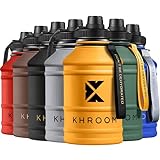 Khroom® Edelstahl Trinkflasche 2200ml – Gelb