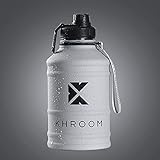 Khroom® Edelstahl Trinkflasche 2200ml – Grau - 2