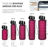 720°DGREE – uberBottle – Tritan Trinkflasche – Rot Violett - 3