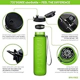 720°DGREE – uberBottle – Tritan Trinkflasche – Apple Green – Bundle Rezeptbuch - 2