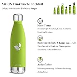 Aorin 500ml Trinkflasche (Apple Green) - 2